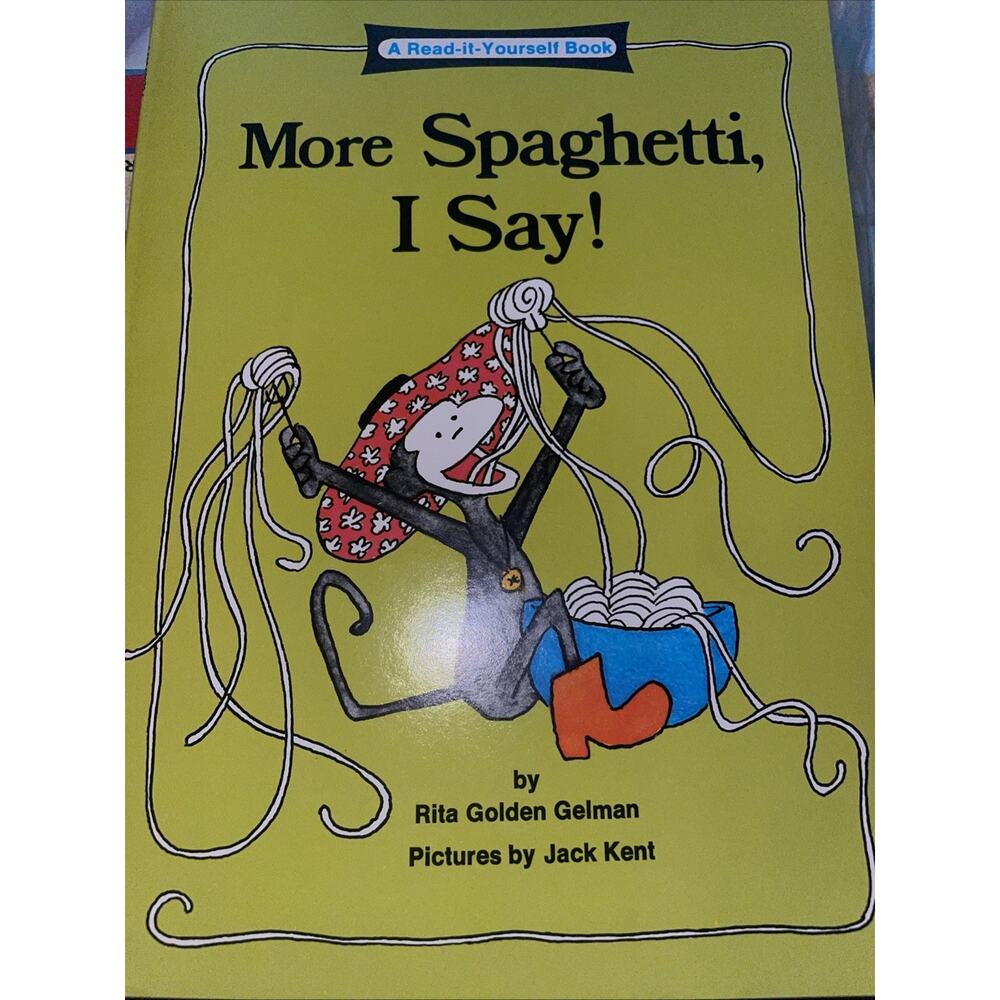 Vintage More Spaghetti I Say - Paperback By Gelman, Rita Golden Book - New